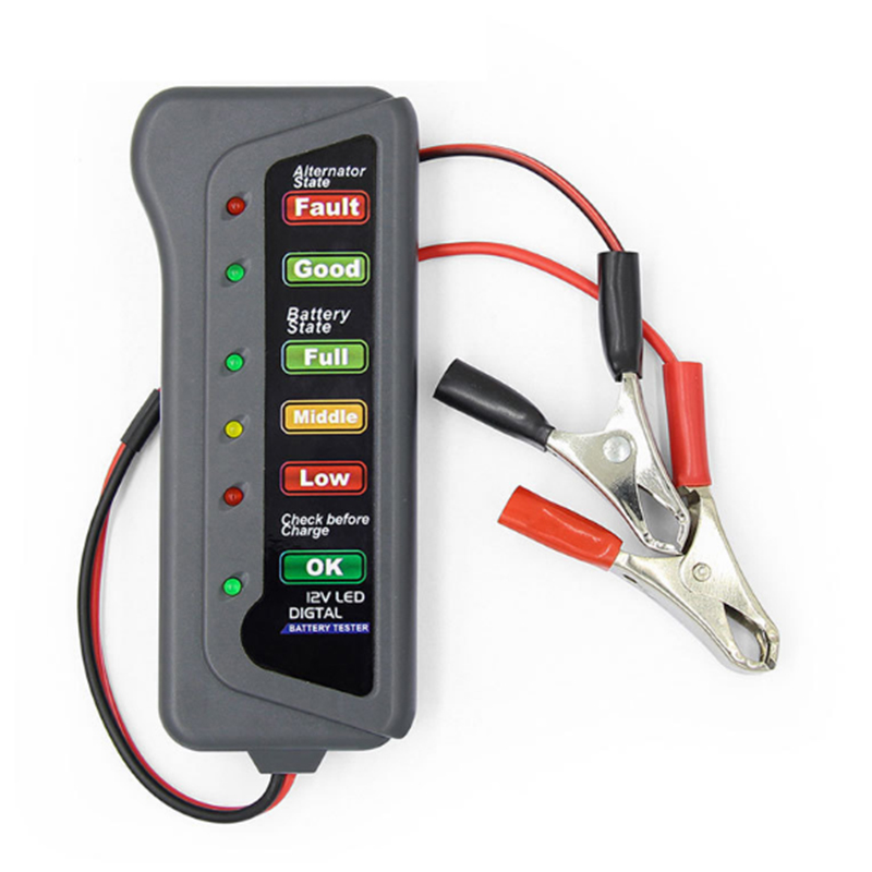 Alternator Tester Digital Diagnostic Tool - Testador De Bateria De Carro, Alternador