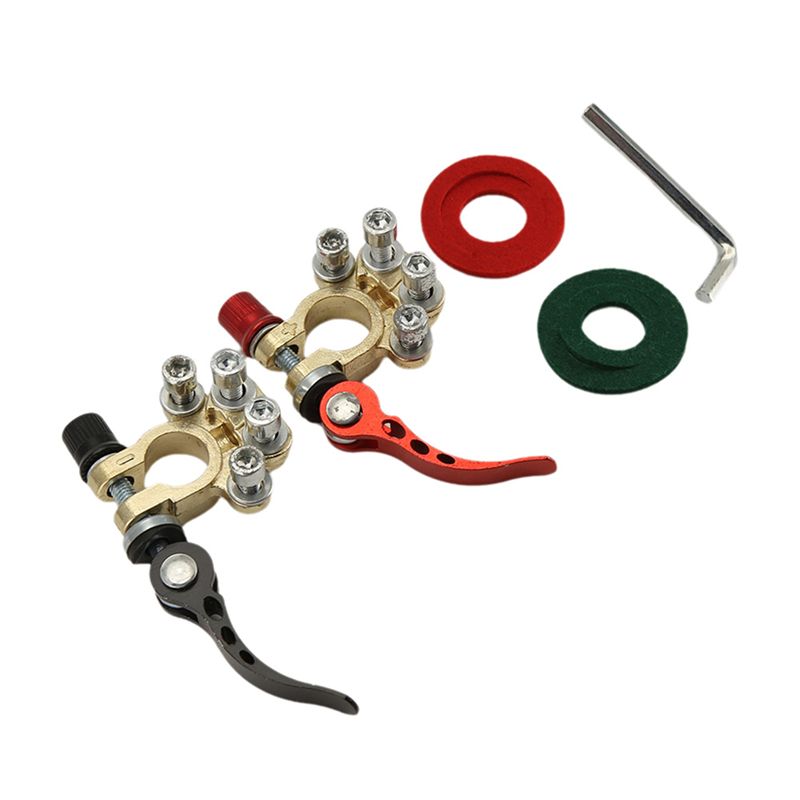 Battery Terminal Clamps Quick Release Brass - Terminais de Bateria N26R-12V 24V para