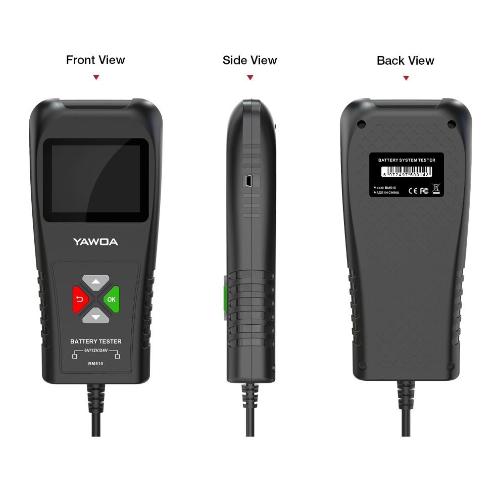Car Battery Load Tester Digital Cranking - Testador de bateria de carro automotivo