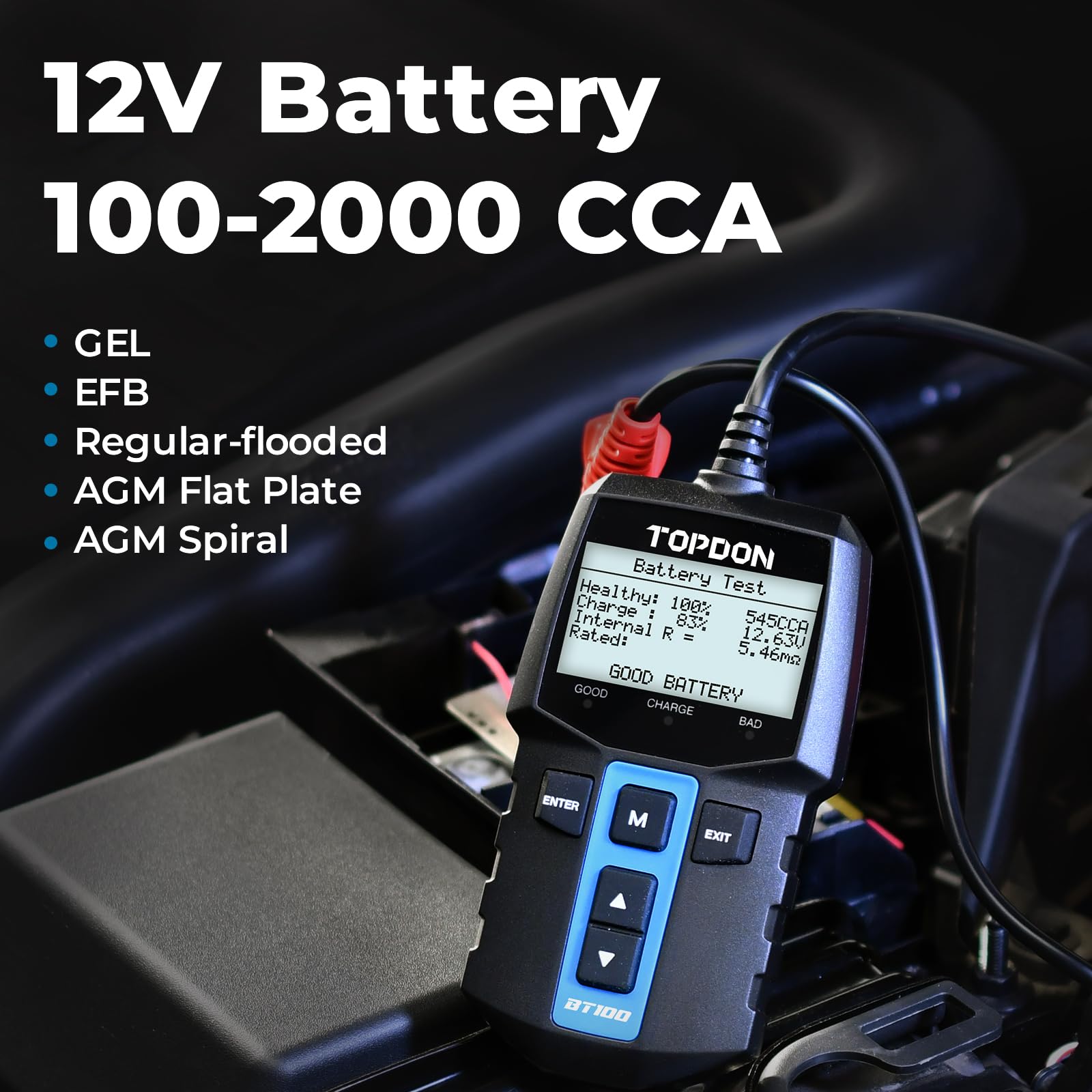 Analisador Digital de Baterias - Car Battery Load Tester Digital Cranking avaliação e preço