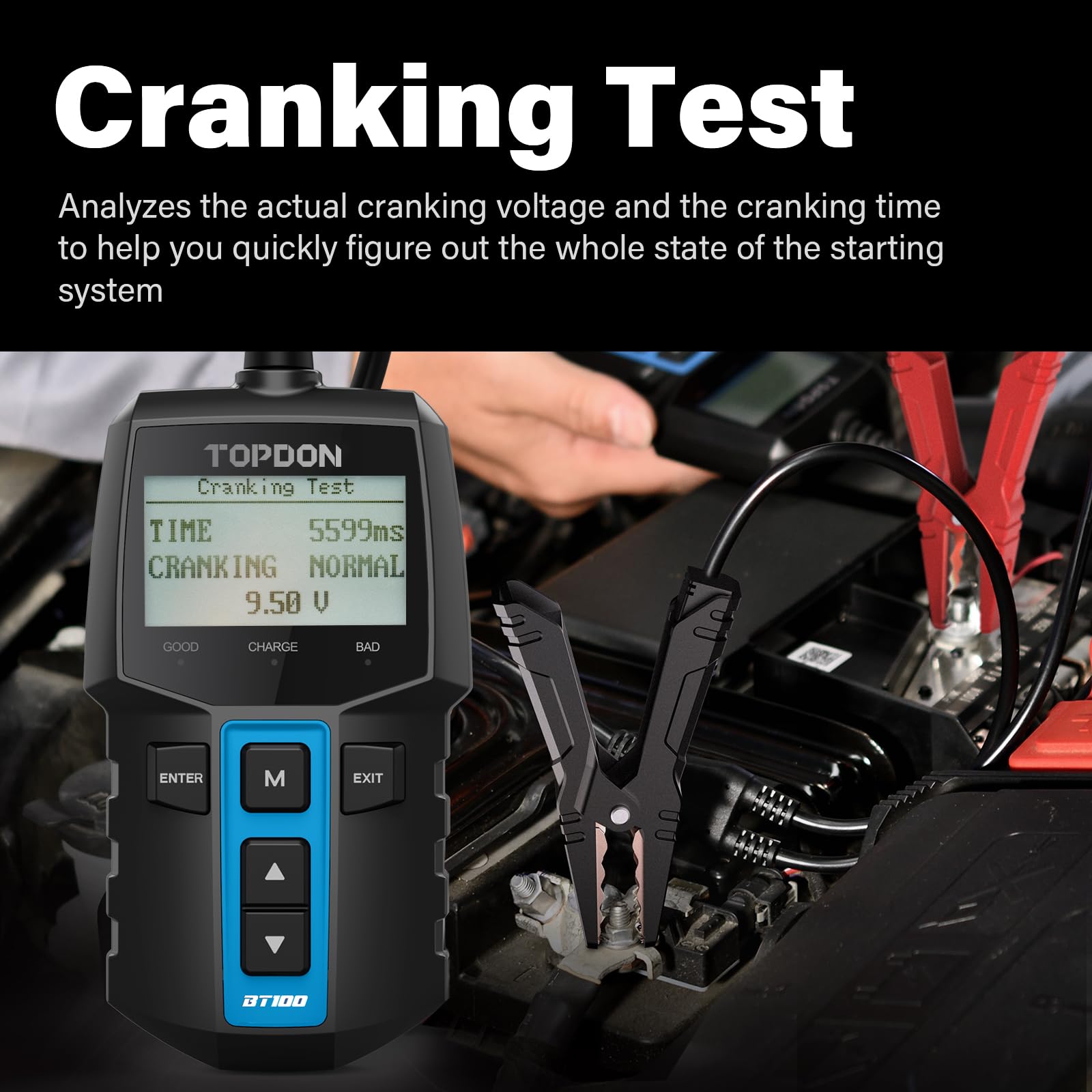 Analisador Digital de Baterias - Car Battery Load Tester Digital Cranking avaliação e preço