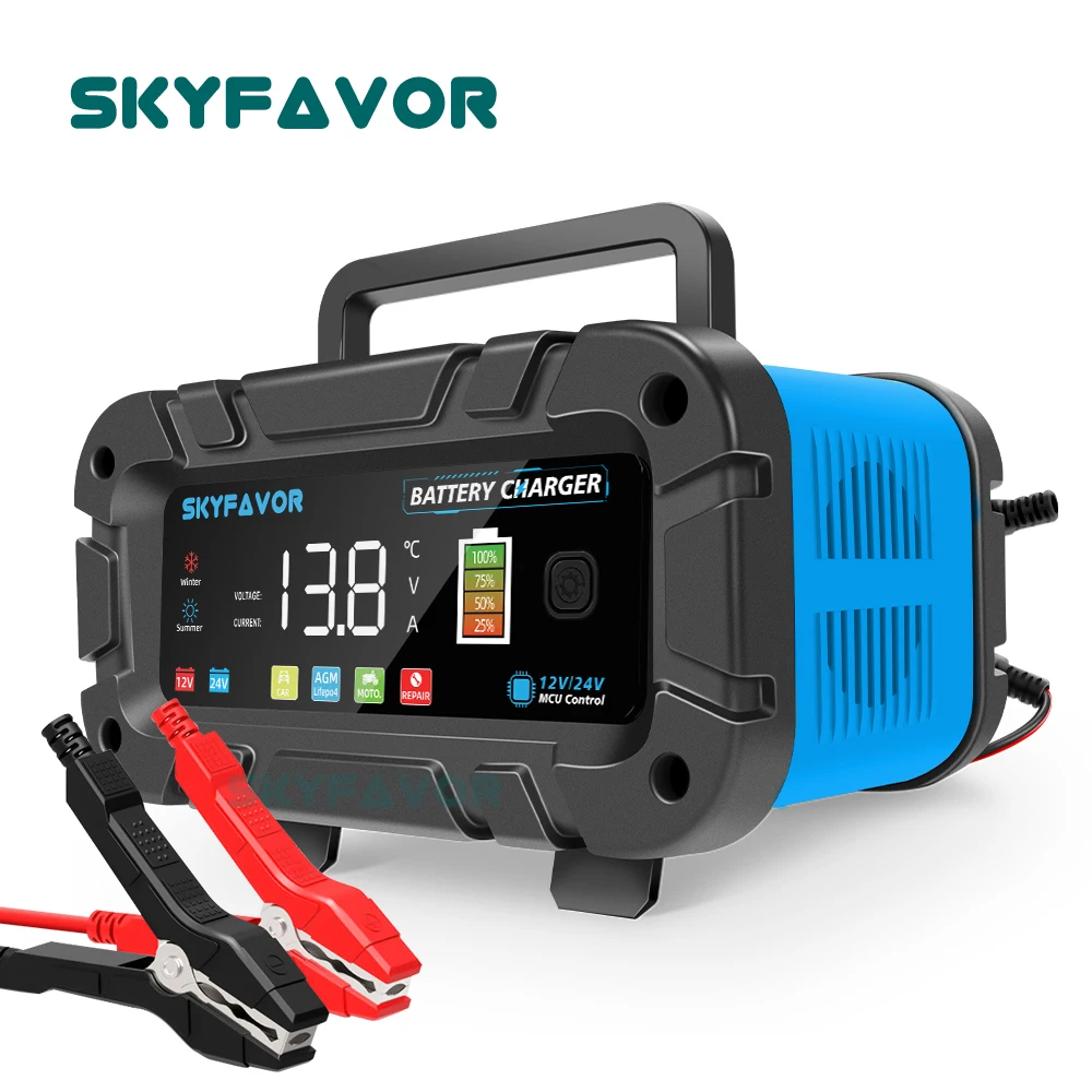 Carregador de Bateria Automáti - Smart Car Battery Charger 12V 24V 20A avaliação e preço