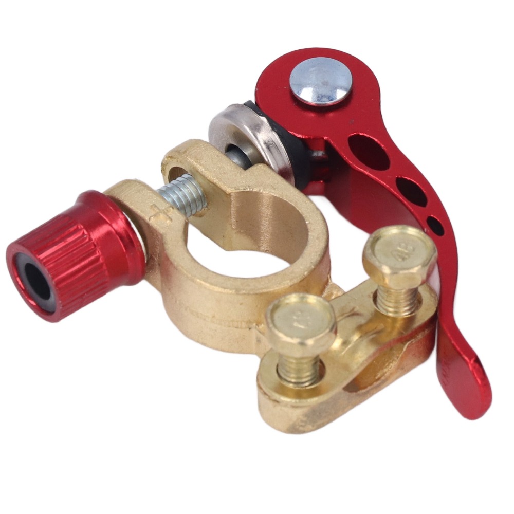 2 conectores de terminal de ba - Battery Terminal Clamps Quick Release Brass avaliação e preço