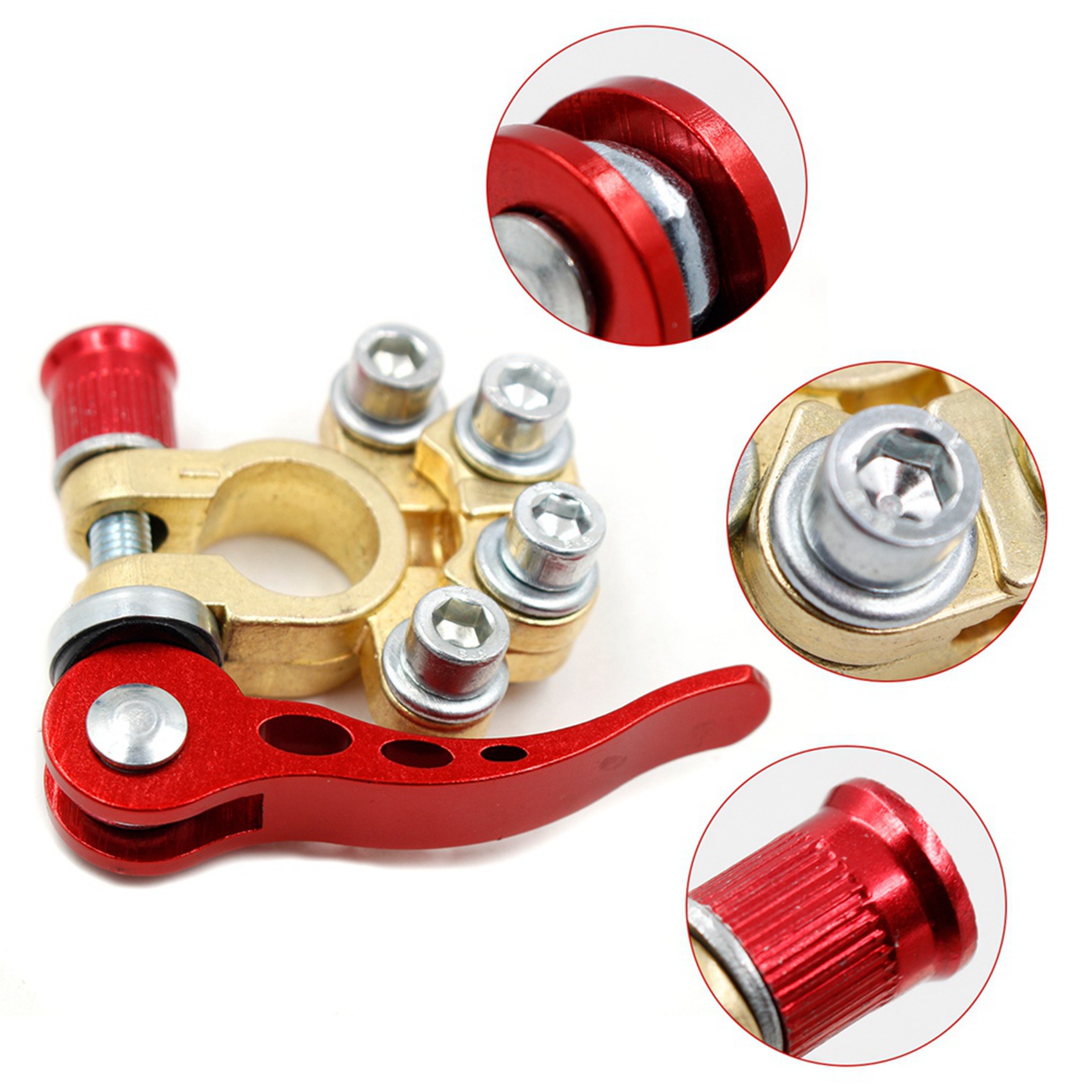 Terminais de Bateria de Libera - Battery Terminal Clamps Quick Release Brass avaliação e preço
