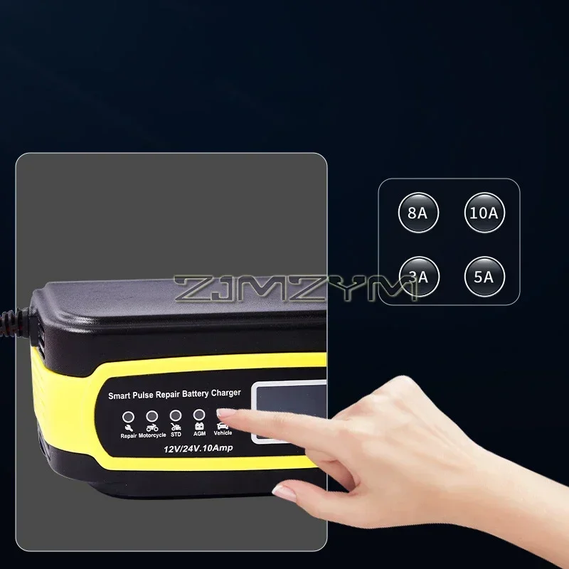 Carregador de bateria ajustáve - Car Battery Trickle Charger Maintainer 5A avaliação e preço