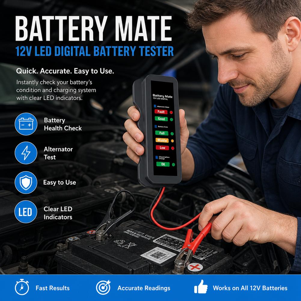 Testador Digital de Alternador - Alternator Tester Digital Diagnostic Tool avaliação e preço