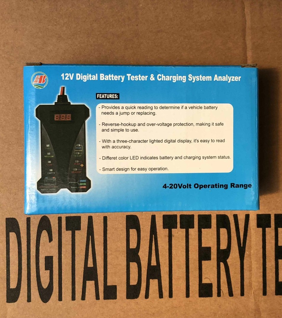 Testador de bateria digital in - Alternator Tester Digital Diagnostic Tool avaliação e preço