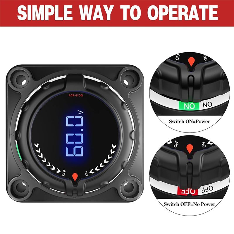 Chave de Desconexão de Bateria - Battery Disconnect Switch Master Cut Off avaliação e preço