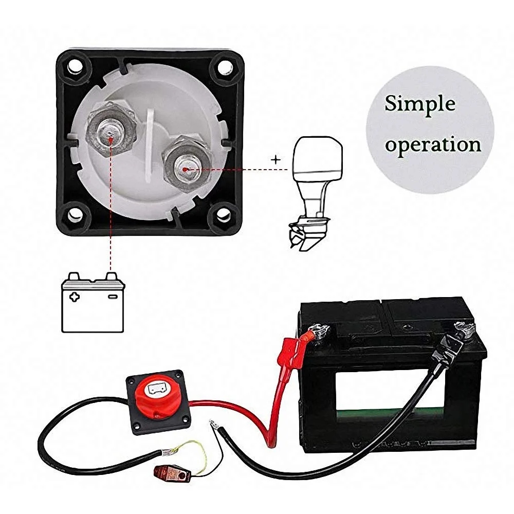 Interruptor de Desconexão Prin - Battery Disconnect Switch Master Cut Off avaliação e preço