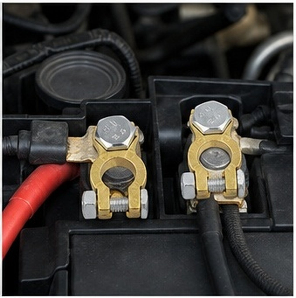 1 par de conectores de termina - Battery Terminal Clamps Quick Release Brass avaliação e preço