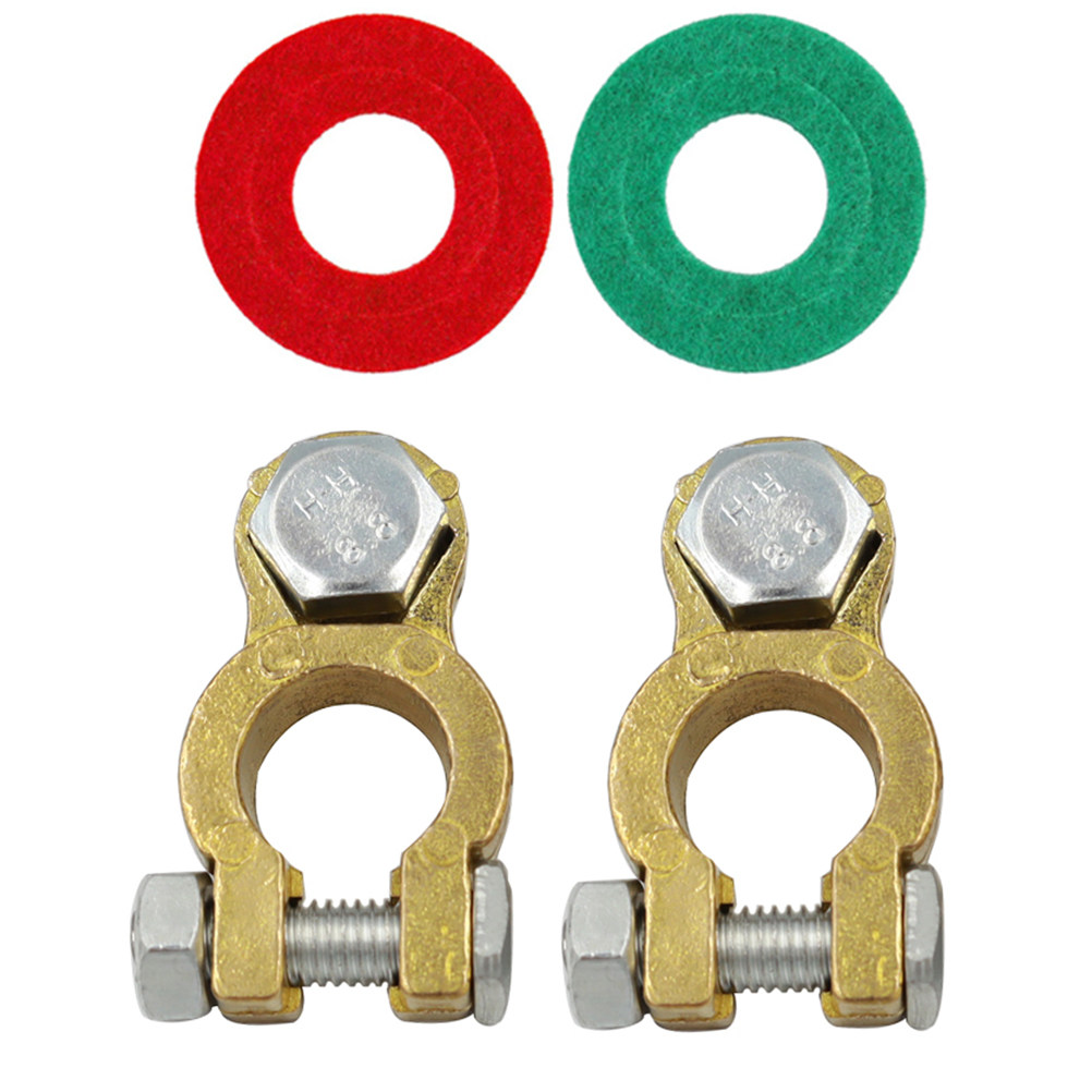 1 par de conectores de termina - Battery Terminal Clamps Quick Release Brass avaliação e preço