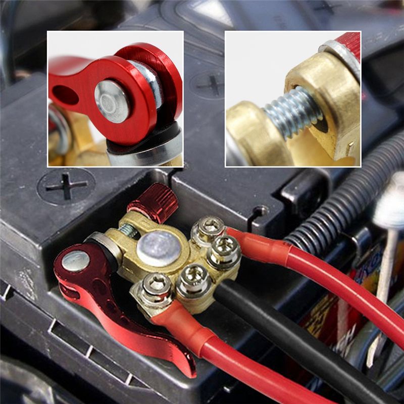 2x Terminais de Bateria 12V 24 - Battery Terminal Clamps Quick Release Brass avaliação e preço