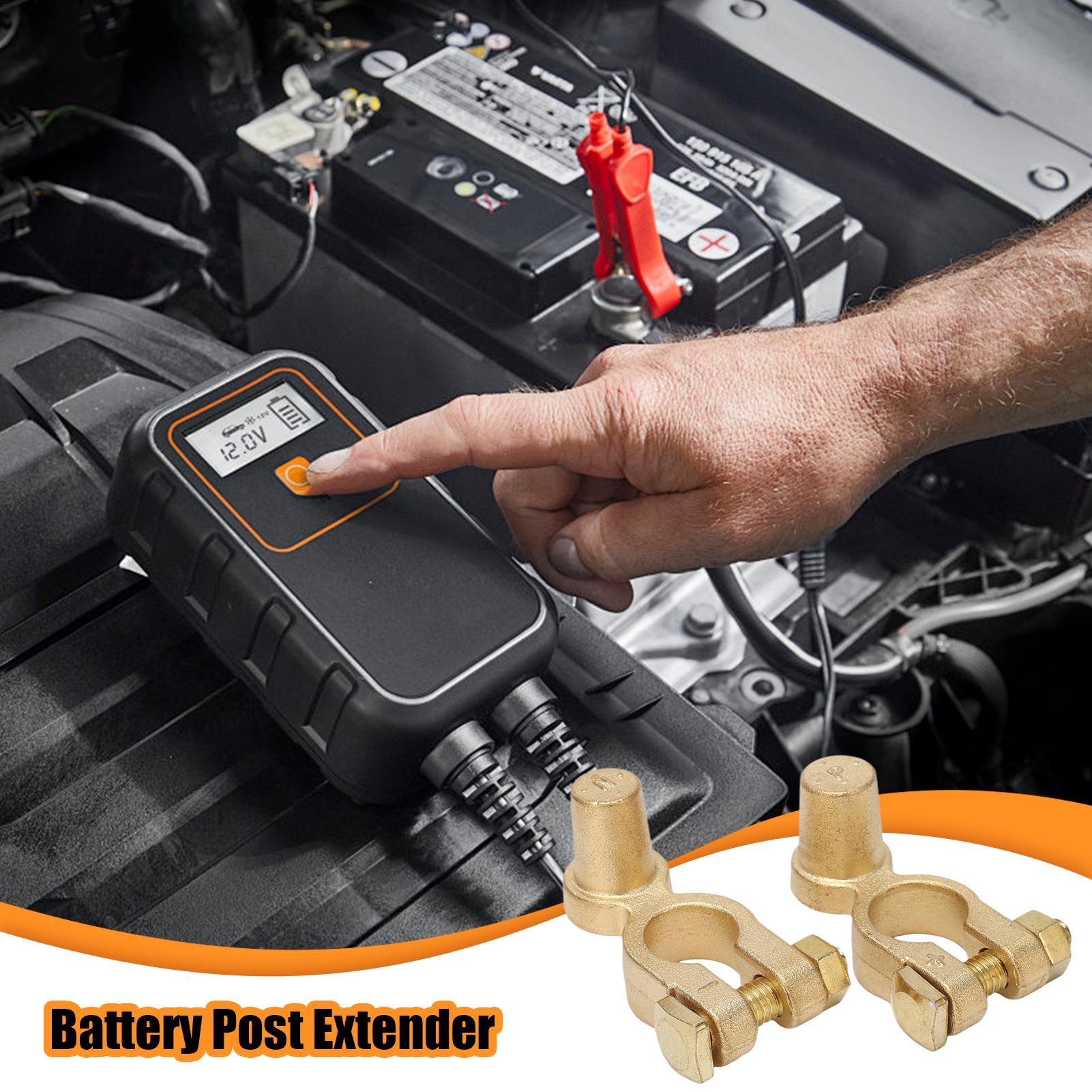 1 par de terminais de bateria  - Battery Terminal Clamps Quick Release Brass avaliação e preço