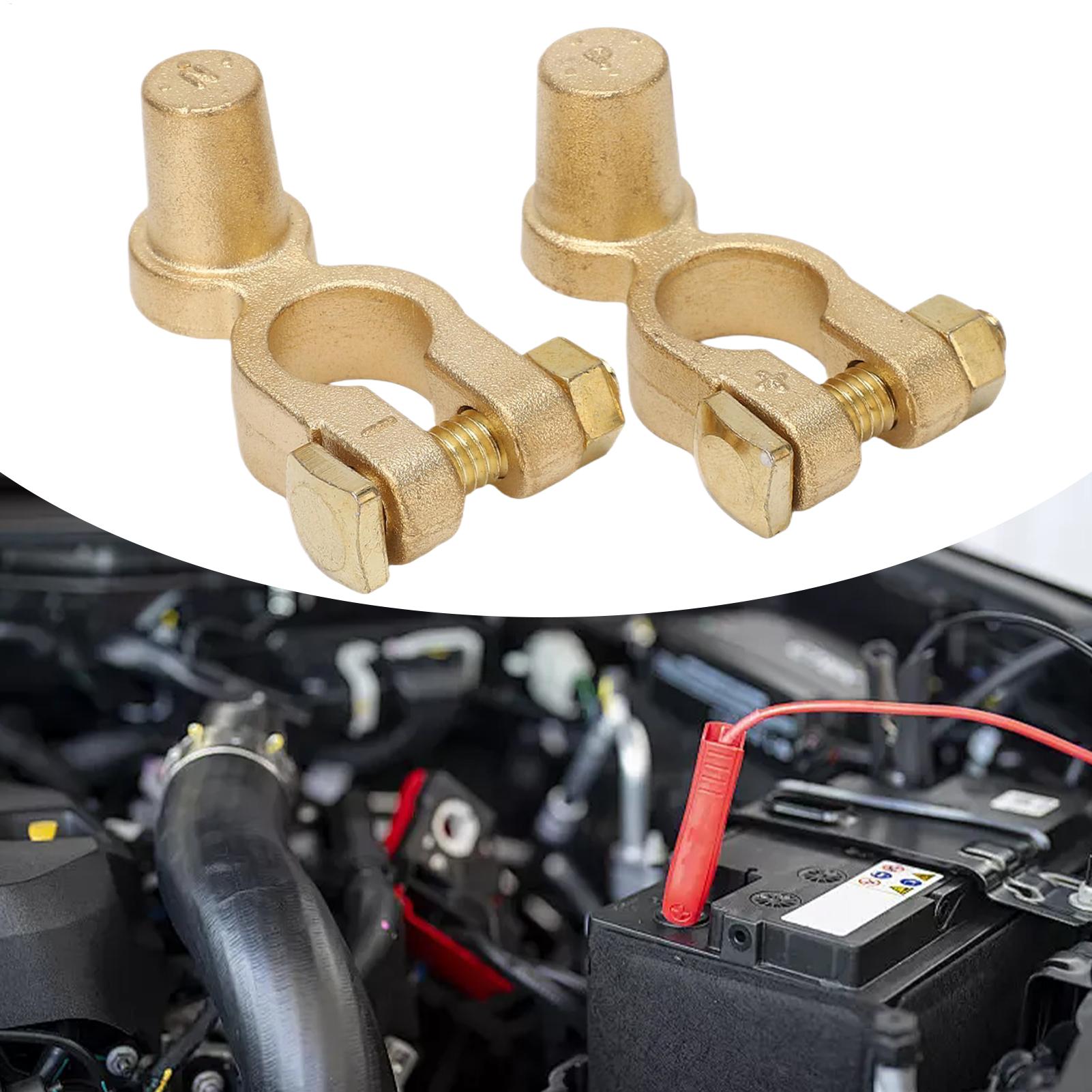 1 par de terminais de bateria  - Battery Terminal Clamps Quick Release Brass avaliação e preço