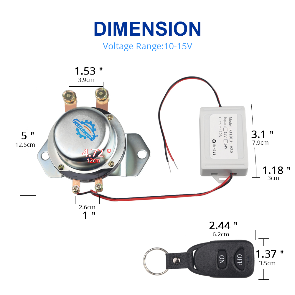 12v 24v fonte de alimentação i - Battery Disconnect Switch Master Cut Off avaliação e preço