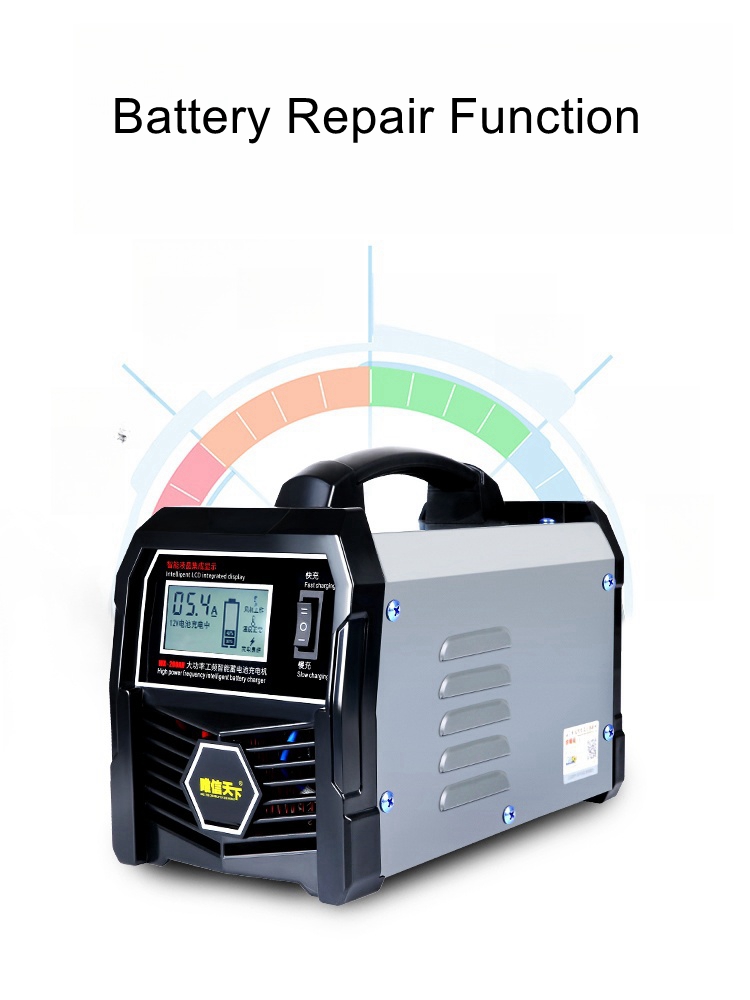 Carregador de bateria 12V/24V  - Smart Car Battery Charger 12V 24V 20A avaliação e preço