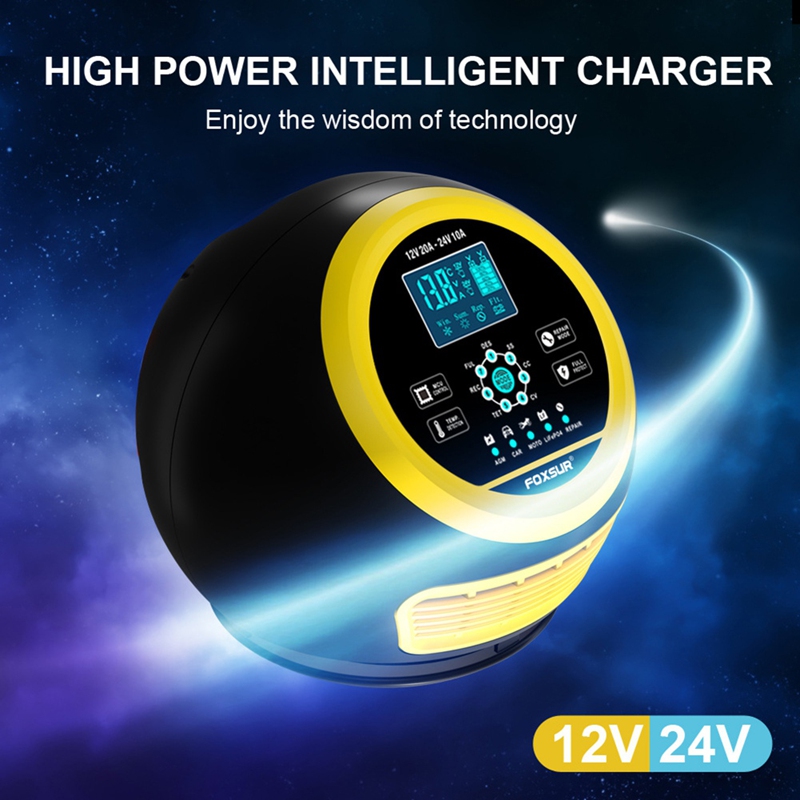 Super Promoção: Carregador de  - Smart Car Battery Charger 12V 24V 20A avaliação e preço