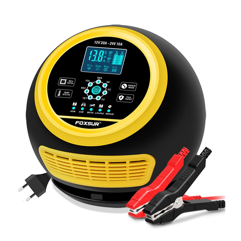 Super Promoção: Carregador de  - Smart Car Battery Charger 12V 24V 20A avaliação e preço