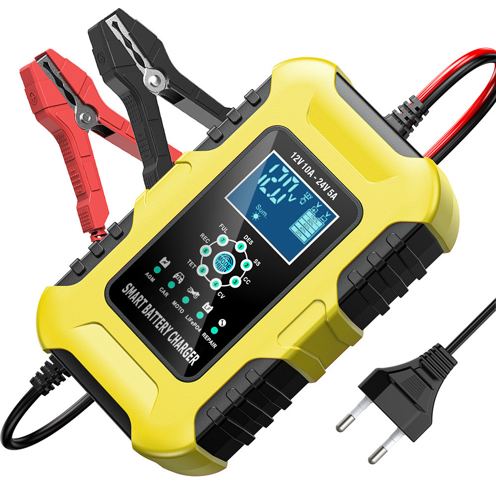 Foxsur carregadores de bateria - Car Battery Trickle Charger Maintainer 5A avaliação e preço