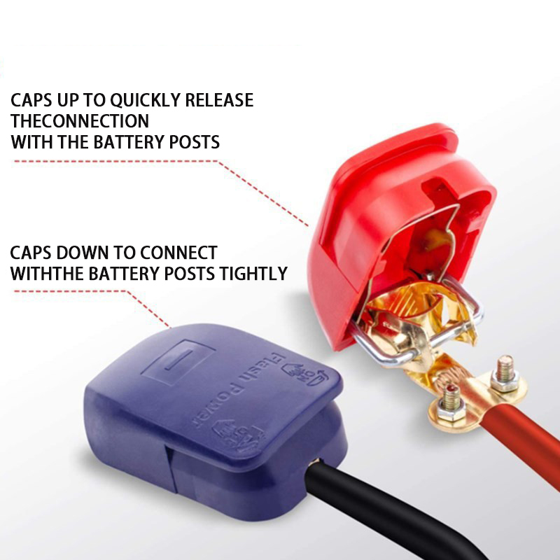 1 Par de Conectores de Bateria - Battery Terminal Clamps Quick Release Brass avaliação e preço