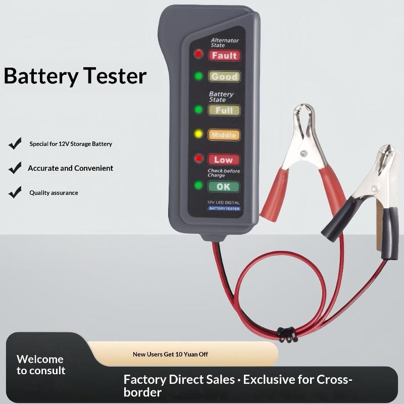【CMO】Mini testador de bateria  - Alternator Tester Digital Diagnostic Tool avaliação e preço