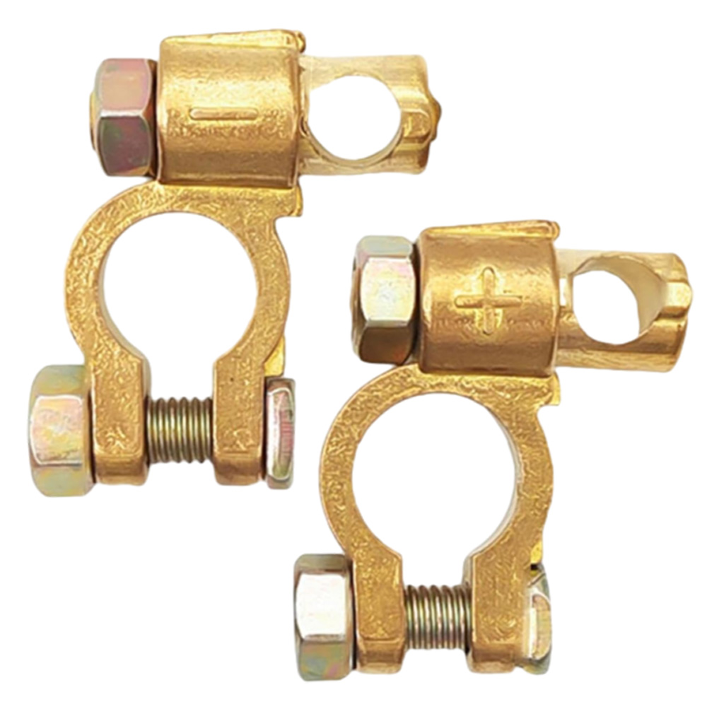 Terminais de bateria positiva  - Battery Terminal Clamps Quick Release Brass avaliação e preço