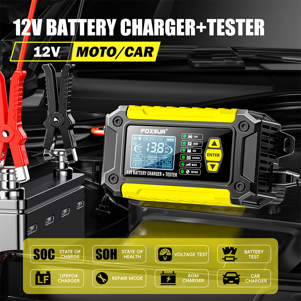 2 em 1 sistema de carregador d - Lifepo4 Battery Charger Smart Automatic avaliação e preço